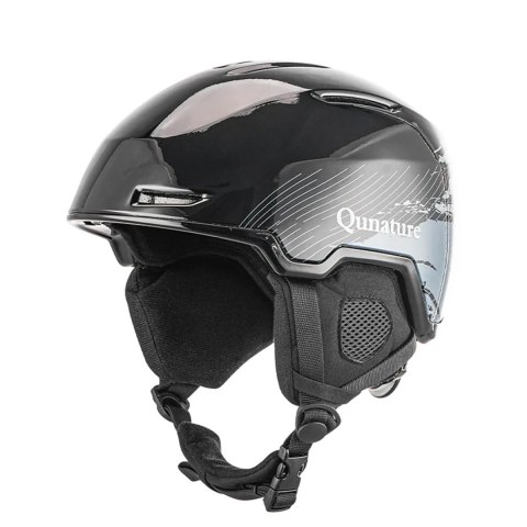 Kask narciarski snowboardowy z nausznikami rozmiar L - czarny ROCKBROS