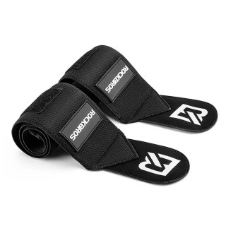 Opaska sportowa stabilizująca na nadgarstek czarna - 2 szt. ROCKBROS
