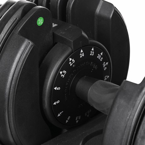 Hantel żeliwny regulowany automat 24 kg REBEL ACTIVE (OUTLET)