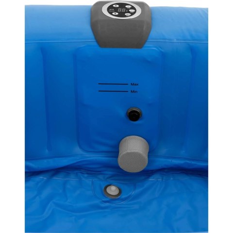 Jacuzzi ogrodowe dmuchane 100 dysz masujących 2 osobowe 550 l niebiesko - szare UNIPRODO