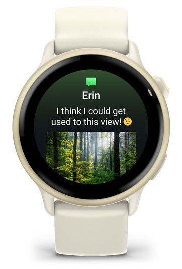Zegarek Garmin Vivoactive 6, 42mm AMOLED Bone