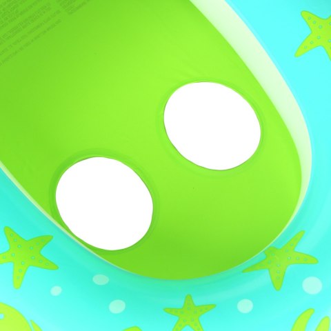 Kółko do pływania koło dmuchane dla niemowląt pontonik z daszkiem BESTWAY 34091 zielone Kik Sp. z o. o. Sp. k.