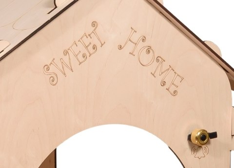 Domek ogrodowy drewniany stolik tablica kredowa 86 x 137 x 105 cm "3Toysm" Dzięgielewski Tomasz