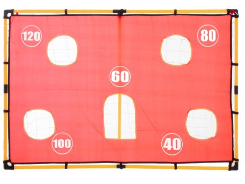 Bramka piłkarska treningowa z siatką + mata celownicza + piłka Kik Sp. z o. o. Sp. k.