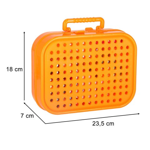 Klocki konstrukcyjne układanka w walizce kreatywna mozaika + wkrętarka kosmos Kik Sp. z o. o. Sp. k.