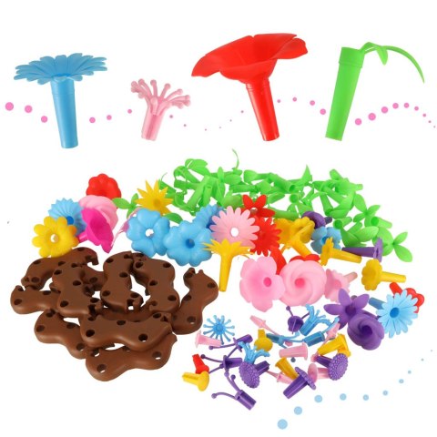 Kwiatki klocki kreatywne ogród kwiatowy 104 elementy Kik Sp. z o. o. Sp. k.