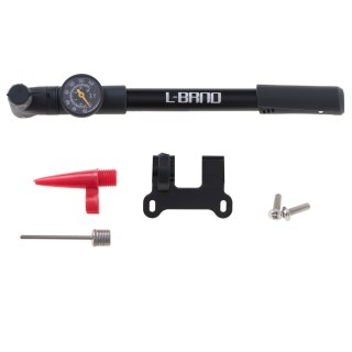 Pompka do roweru z manometrem RALLEX rowerowa ręczna do piłki materaca z uchwytem na rower Kik Sp. z o. o. Sp. k.