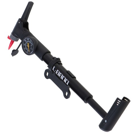 Pompka do roweru z manometrem RALLEX rowerowa ręczna do piłki materaca z uchwytem na rower Kik Sp. z o. o. Sp. k.