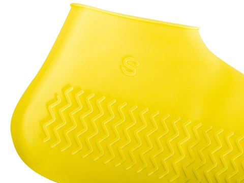 Nakładki przeciwdeszczowe na buty ochraniacze nieprzemakalne przeciwdeszczowe kalosze S żółte roz. 26-34 Kik Sp. z o. o. Sp. k.