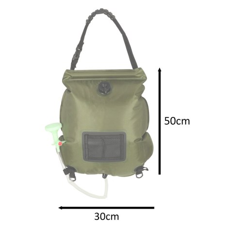 Prysznic turystyczny solarny polowy kempingowy 20L XXL z termometrem Kik Sp. z o. o. Sp. k.