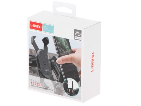 Uchwyt rowerowy na telefon do roweru motocyklowy hulajnogi wózka C51 solidny mocny Kik Sp. z o. o. Sp. k.