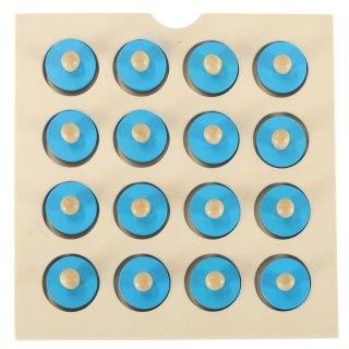 Gra planszowa memory montessori zestaw puzzle drewniane 4 karty Kik Sp. z o. o. Sp. k.