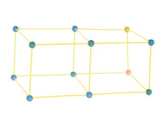 Klocki konstrukcyjne rurki słomki patyczki kreatywne baza namiot domek 75el. Kik Sp. z o. o. Sp. k.