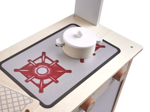 Kuchnia dla dzieci drewniana MDF LULILO KUKETO akcesoria 85cm Kik Sp. z o. o. Sp. k.