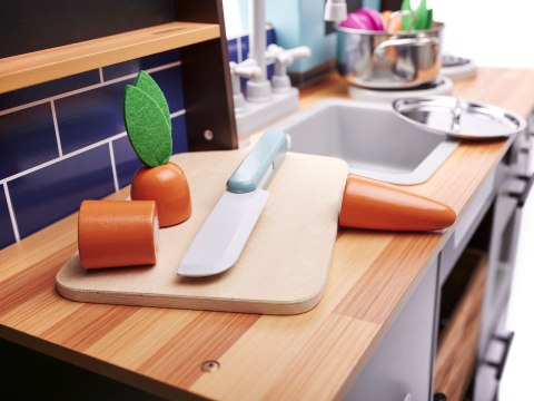 Kuchnia dla dzieci drewniana MDF z akcesoriami LOFT XXL 96cm Kik Sp. z o. o. Sp. k.