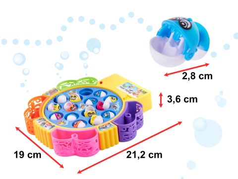 Gra zręcznościowa rodzinna rybki łowienie 15 rybek + 4 wędki Kik Sp. z o. o. Sp. k.