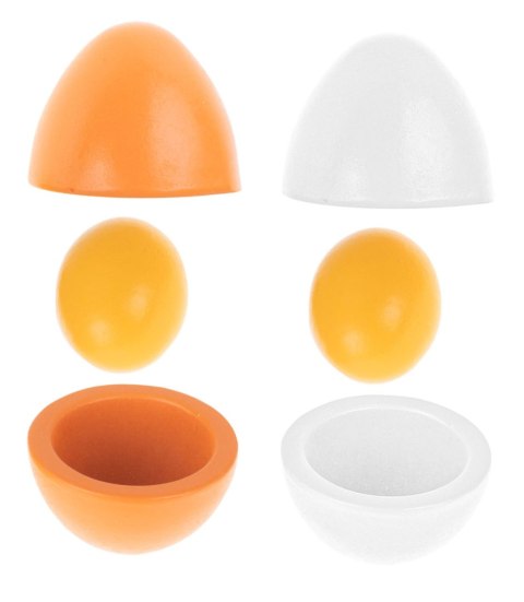 Jajka drewniane montessori do zabawy wyjmowane żółtka Kik Sp. z o. o. Sp. k.