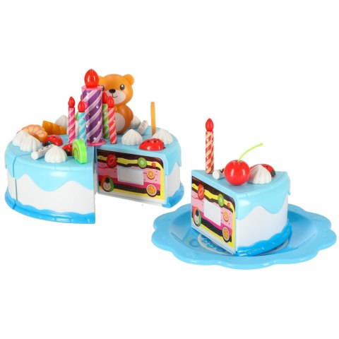 Tort urodzinowy do krojenia na rzepy kuchnia 80 elementów niebieski Kik Sp. z o. o. Sp. k.