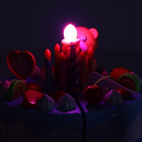 Tort urodzinowy do krojenia na rzepy kuchnia 80 elementów niebieski Kik Sp. z o. o. Sp. k.