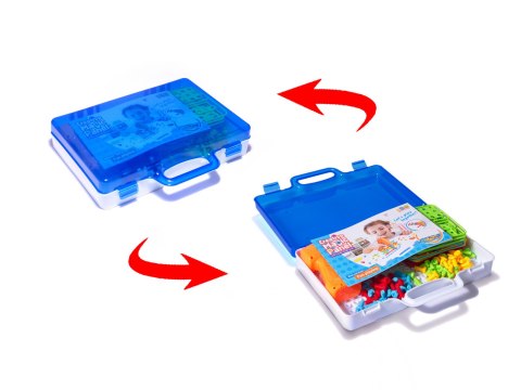 Wkrętarka wiertarka śrubki klocki konstrukcyjne zestaw majsterkowicza walizka 151 elementów Kik Sp. z o. o. Sp. k.