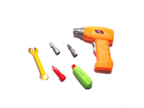 Wkrętarka wiertarka śrubki klocki konstrukcyjne zestaw majsterkowicza walizka 181 elementów Kik Sp. z o. o. Sp. k.