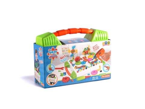 Wkrętarka wiertarka śrubki klocki konstrukcyjne zestaw majsterkowicza walizka 181 elementów Kik Sp. z o. o. Sp. k.