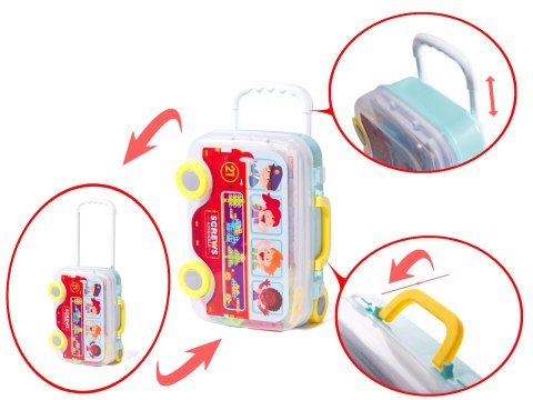 Wkrętarka wiertarka śrubki klocki konstrukcyjne zestaw majsterkowicza walizka 258 elementów Kik Sp. z o. o. Sp. k.