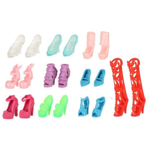 Ubranka dla lalek sukienki buciki biżuteria duży zestaw XL 34 elementy Kik Sp. z o. o. Sp. k.