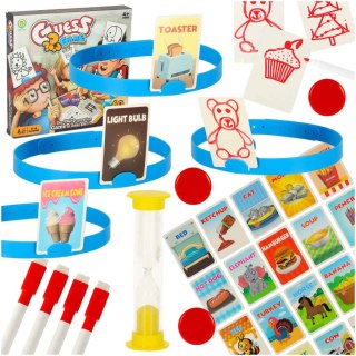 Gra rodzinna towarzyska dla dzieci Zgadnij kim jestem? Rysowanie Kik Sp. z o. o. Sp. k.