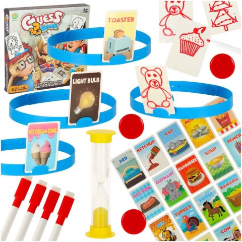 Gra rodzinna towarzyska dla dzieci Zgadnij kim jestem? Rysowanie Kik Sp. z o. o. Sp. k.