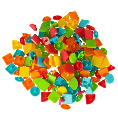 Mozaika geometryczna układanka kreatywna kształty 170 elementów Kik Sp. z o. o. Sp. k.