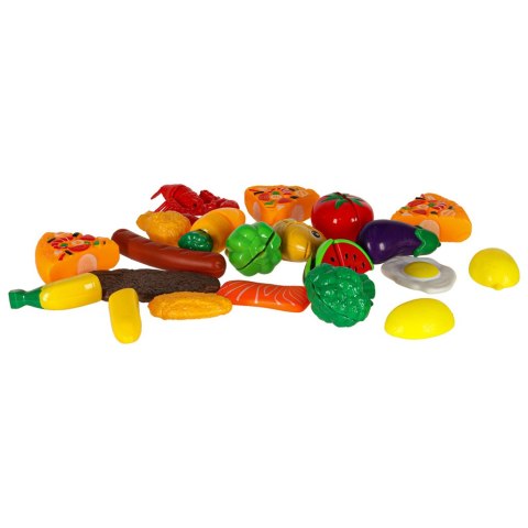 Zestaw Warzyw i Owoców do Krojenia 36 el. z Akcesoriami - Kreatywna Zabawa w Gotowanie Kik Sp. z o. o. Sp. k.