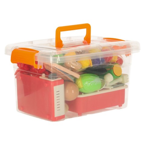 Warzywa do krojenia zlew wózek zakupy garnki zestaw AGD 54 el Kik Sp. z o. o. Sp. k.