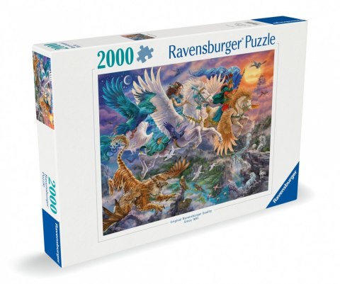 Puzzle 2000 elementów Fantazja Pegaz Ravensburger Polska