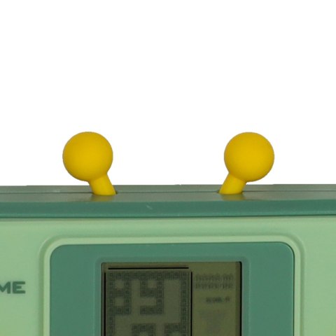 Gra zręcznościowa elektroniczna konsola retro gierka przenośna kieszonkowa zielona Kik Sp. z o. o. Sp. k.