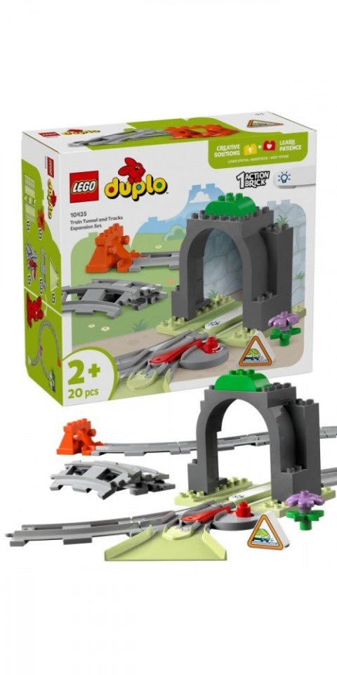 Klocki DUPLO 10425 Tunel i tory kolejowe - zestaw rozszerzający LEGO