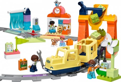 Klocki DUPLO 10428 Duży interaktywny pociąg miejski LEGO