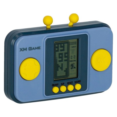 Gra zręcznościowa elektroniczna konsola retro gierka przenośna kieszonkowa szara Kik Sp. z o. o. Sp. k.