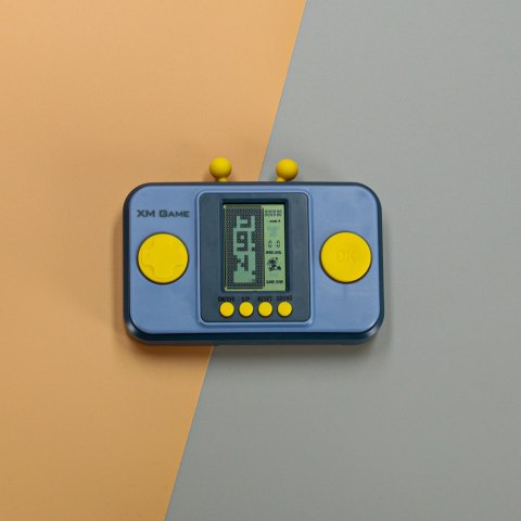 Gra zręcznościowa elektroniczna konsola retro gierka przenośna kieszonkowa szara Kik Sp. z o. o. Sp. k.
