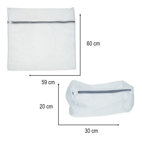 Worek siatka torba do prania bielizny ubrań spodni z zamkiem 9 szt Kik Sp. z o. o. Sp. k.