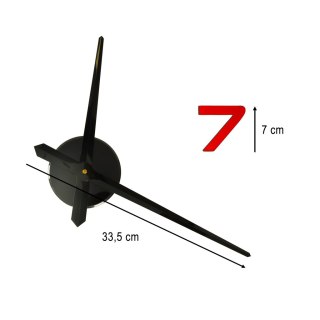 Zegar ścienny naklejany DIY regulowany 80-90 cm kolorowy 12 cyfr Kik Sp. z o. o. Sp. k.