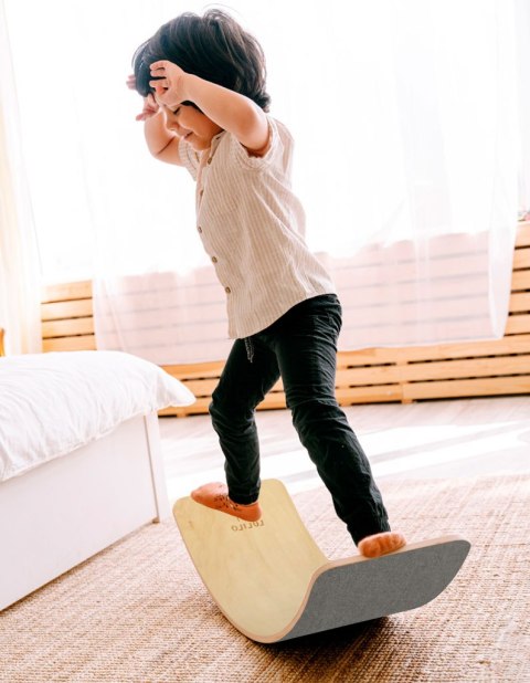 Deska do balansowania z filcem LULILO AJLO szary Kik Sp. z o. o. Sp. k.