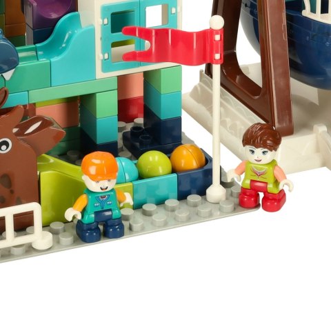 Klocki konstrukcyjne tor kulkowy kulodrom labirynt dinozaury 121 el. Bibi-inn Kik Sp. z o. o. Sp. k.