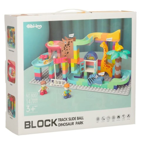 Klocki konstrukcyjne tor kulkowy 147 el. Bibi-inn Kik Sp. z o. o. Sp. k.