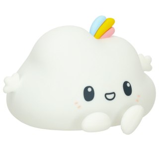 Lampka nocna dla dzieci silikonowa dotykowa miękka LED biała RGB chmurka Kik Sp. z o. o. Sp. k.