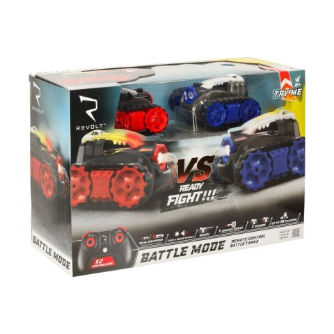 Autka na gąsiennicach na pilota RC REVOLT TG1004T Battle Tanks Pojedynek Laserowy 2.4GHz LED Efekty Dźwiękowe Off-Road Kik Sp. z o. o. Sp. k.