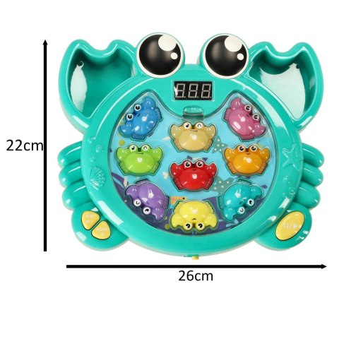 Zabawka interaktywna zręcznościowa wbijak łowienie kraby 2w1 Bibi-inn Kik Sp. z o. o. Sp. k.