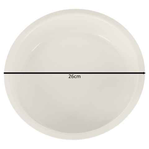 Blacha do pieczenia tortownica forma okrągła do tortów tart guiche 26cm brązowa Spółdzielnia Snb Białystok