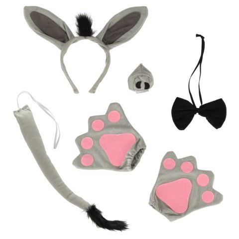 Kostium strój karnawałowy przebranie osiołek spódniczka opaska 6 elementów Kik Sp. z o. o. Sp. k.