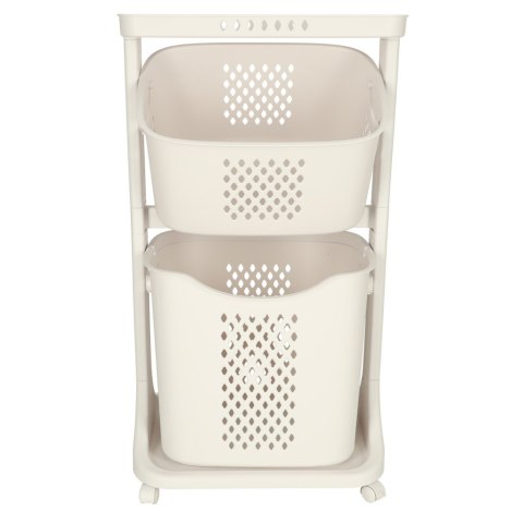 Pojemnik na zabawki kosz na ubrania organizer podwójny jeżdżący Kik Sp. z o. o. Sp. k.